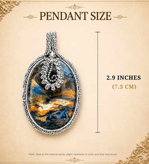 Badlav Shakti Pietersite Pendant