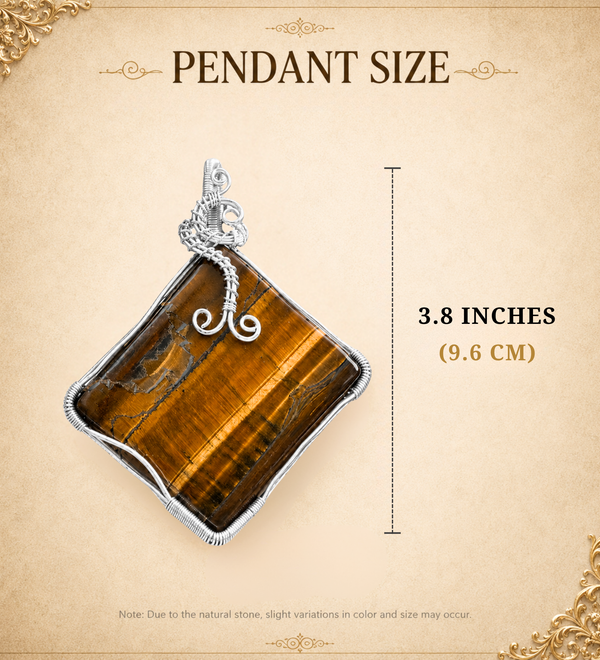 Dhan Siddhi Tiger Eye Pendant
