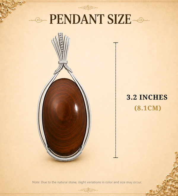 Sterling Silver Radiant Reverie Tiger Eye Pendant That Ignites Imagination