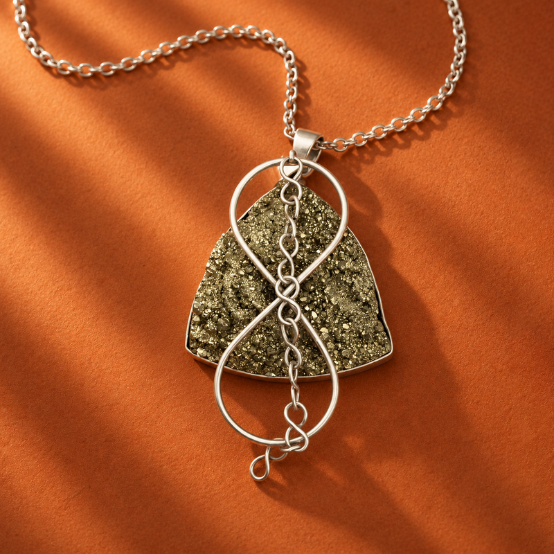 Sterling Silver Earth & Eternity Pendant