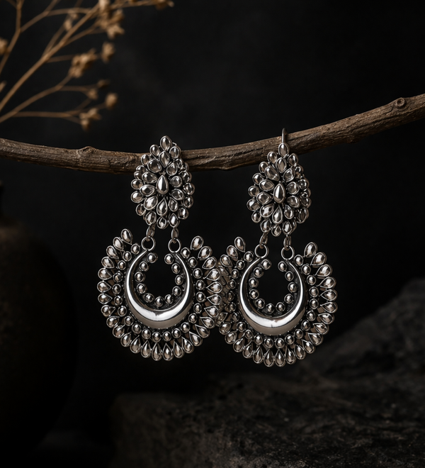 Sterling Silver Regal Ancestry Earrings