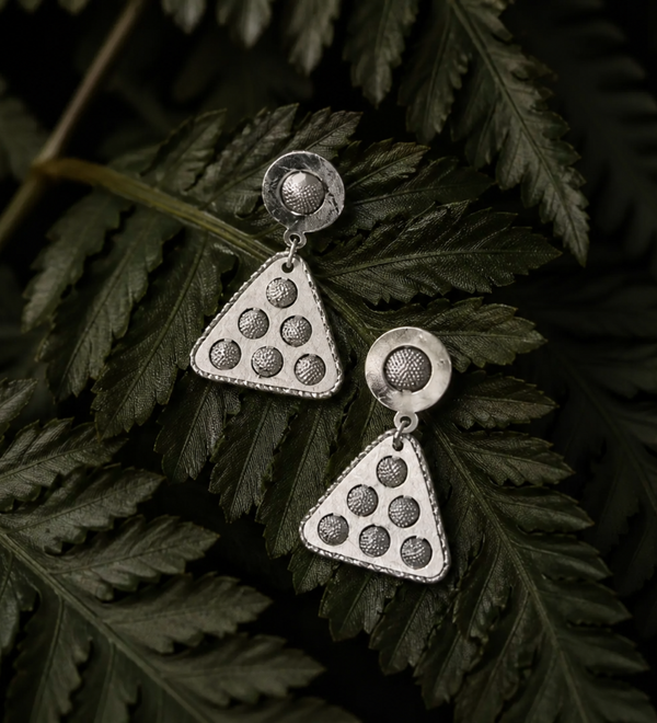 Sterling Silver TriNova Designer Earring