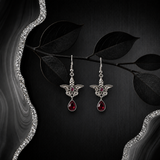 Sterling Silver Designer Monarch Elegance Drop Earring