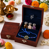 Sterling Silver Ek Onkar Golden Rakhi