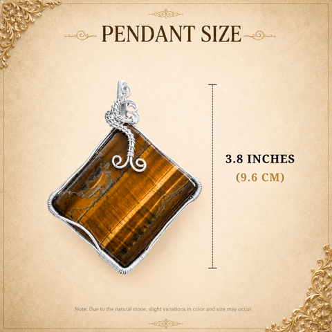 Dhan Siddhi Tiger Eye Pendant