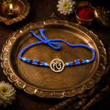 Sterling Silver Ek Onkar Golden Rakhi