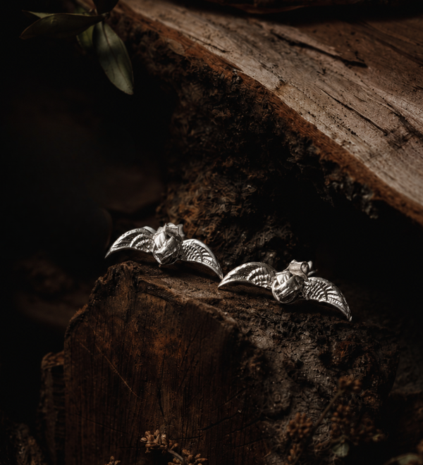 Sterling Silver Orb Sphere Drop Earrings