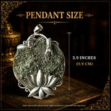 Sterling Silver Divine Lakshmi Pyrite Pendant
