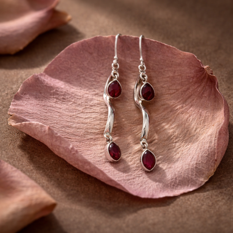 Sterling Silver Elysian Curves Earrings