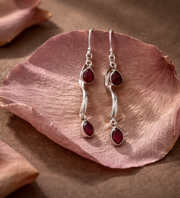 Sterling Silver Elysian Curves Earrings