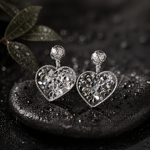 Sterling Silver Eternal Love Earrings