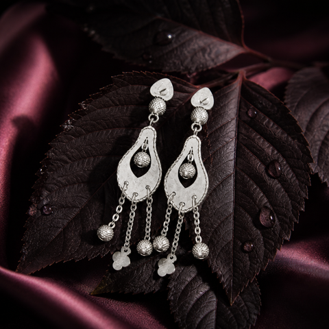 Sterling Silver Filigree Dangle Earring