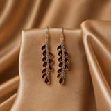 Sterling Silver Garnet Cascade Delights Designer Earrings