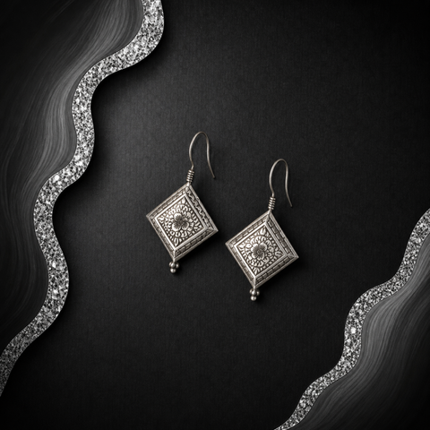 Sterling Silver Imperial Noor Earrings