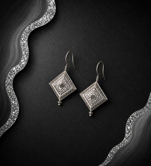 Sterling Silver Imperial Noor Earrings