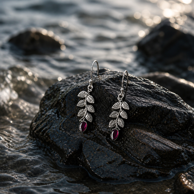 Sterling Silver Nature's Embrace Earrings