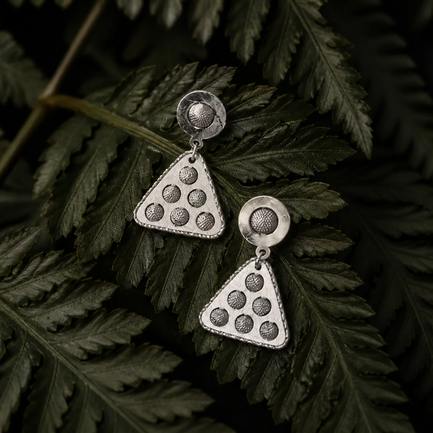 Sterling Silver TriNova Designer Earring