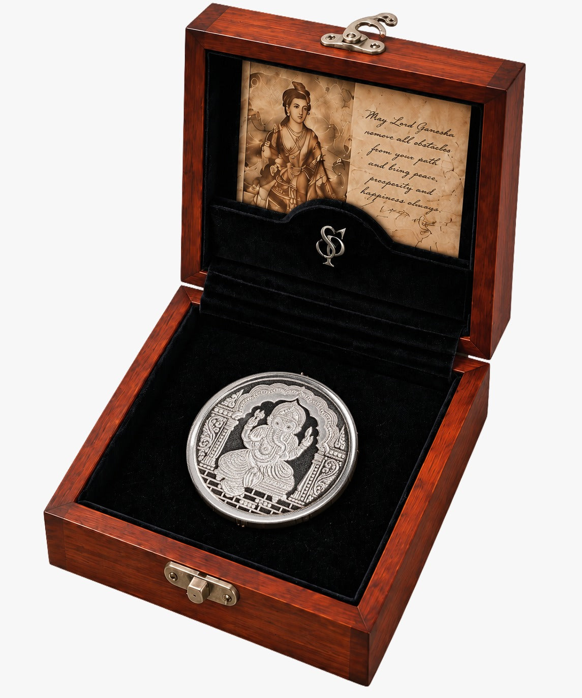 Silver Ganesha Coin