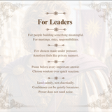 Who wears Amethyst - for leaders