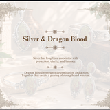Silver & Dragon Blood — benefits card