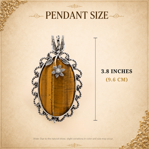 Sampann Shakti Tiger Eye Pendant