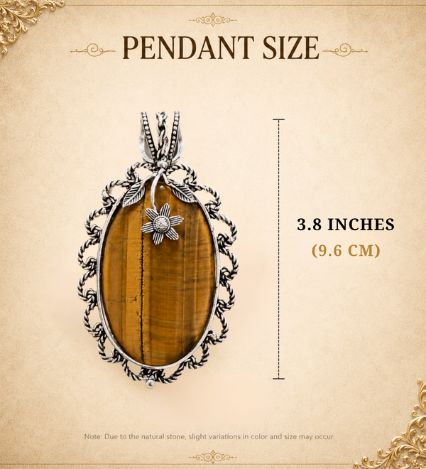 Sampann Shakti Tiger Eye Pendant