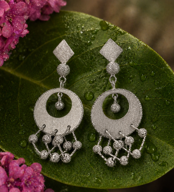 Sterling Silver Mystic Mandala Earring