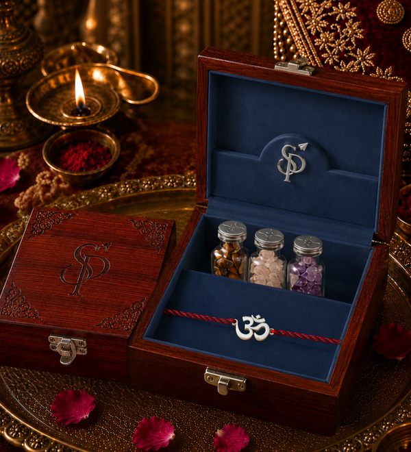 Sterling Silver Om Rakhi
