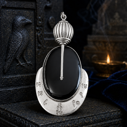 Sterling Silver Shani Gada Black Onyx Pendant