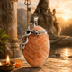 Sterling Silver Trinetra Naga Sunstone Pendant